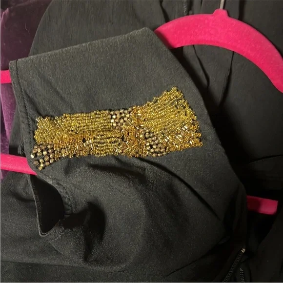 Stop Staring vintage inspired pinup retro Elegant Black Peplum Dress - Picture 14 of 15